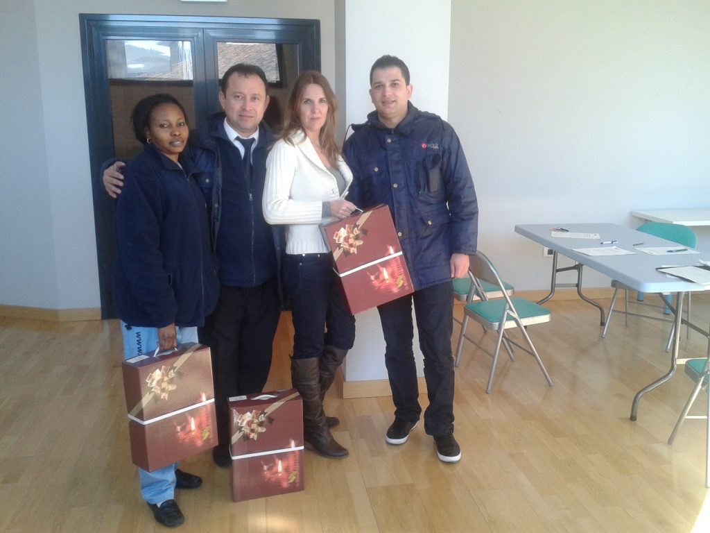 Salome Amankhin, Jorge Luis Díaz, Christian y Sandu Pirván
