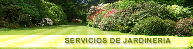 servicios de jardinería